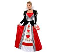 Fun Shack Queen of Hearts Costume for Women - Adult Queen Costume - Perfect for Halloween, Parties, and Dress-Up, Large