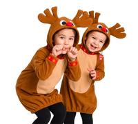 Fun Shack Reindeer Costume Kids, Christmas Costume for Kids, 3-4 Years