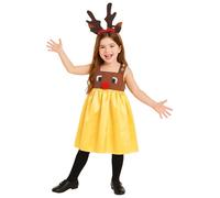 Fun Shack Reindeer Costume Kids, Kids Reindeer Costume, Christmas Outfits for Girls, Girls Christmas Costumes, Small