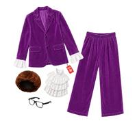 Fun Shack, Retro 60's Spy With Wig Costume Men, Halloween Costume, L