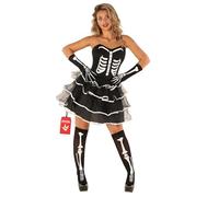 Halloween Ladies Deluxe Skeleton Tutu Costume