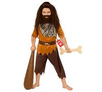 Fun Shack Kids Stone Age Costume Boys Prehistoric Caveman Cave Man Childrens Costumes for Boys X-Large