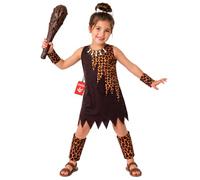 Fun Shack, Stone Age Costume Girls, Halloween Costumes for Kids, M
