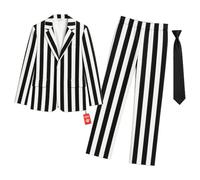 Fun Shack, Striped Suit Costume Men, Halloween Costumes for Men, S