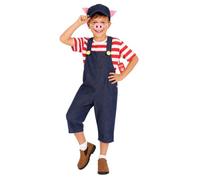 Fun Shack Pig Costume For Children Nursery Ryhmes Fancy Dress Halloween Costumes for Kids Girls Boys Medium