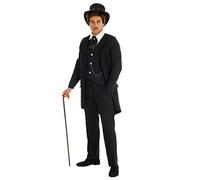 Fun Shack Victorian Costume for Men, Victorian Gentleman Fancy Dress Outfit, Classic Historical Attire for Parties, Large