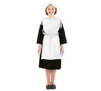 Fun Shack Victorian Maid Costume for Girls - Kids Victorian Dress Up Outfit - Historical Costume for Parties, X-Large