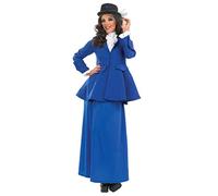 Fun Shack Victorian Nanny Costume for Women - Adult Victorian Fancy Dress Outfit - Elegant Historical Attire, XX-Large
