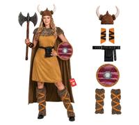 Fun Shack, Viking Costume Women, Halloween Costumes for Women, S