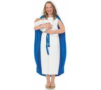 Fun Shack Mary Nativity Costume for Kids - Virgin Mary Dress for Girls - Children's Nativity Outfit for Christmas, X-Large