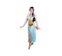 Fun Shack Womens Arabian Princess Costume Adults Harem Genie Blue Dress Outfit