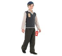 Fun Shack WW2 Evacuee Costume Boys, Boys Evacuee Costume, World Book Day Costumes for Kids, Medium