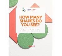 Fun Shape & Counting Puzzles for Smart Kids: Solve the Puzzle: How Many Do You See? | Early Learning Activity Book for Shapes, Counting & Problem Solving | Ages +4