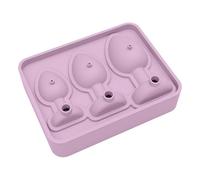 Fun Shapes Silicone Ice Cube Mold Tray, Multipurpose Novelty Ice Molds for Whiskey Cocktails with Leak Proof Removable Lid, Reusable Easy Clean Cube Trays for Party Gag Gifts and Drink Chilling