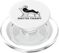 Fun Shutter Therapy Photographer Mental Health Calm Minds PopSockets PopGrip for MagSafe