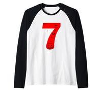 Fun Six Seven 6 7 Meme Design Couples Halloween Raglan Baseball Tee