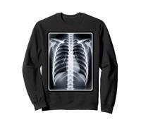 Fun Skeleton Chest X-Ray Lazy Halloween Costume Sweatshirt