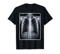 Fun Skeleton Chest X-Ray Lazy Halloween Costume T-Shirt