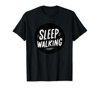 Fun Sleepwalking Graphic Logo T-Shirt