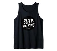 Fun Sleepwalking Graphic Logo Tank Top