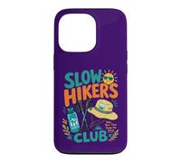 Fun Slow Hikers Club Take Your Time Enjoy Climb Walker Hike Case for iPhone 13 Pro