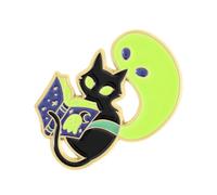 Fun Specters Stories Enameled Lapel Badge with Glows Effect for Dark Humor Fashion Accessory Gift Glows Brooch Pin
