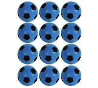 Fun Sport Foam Blue Footballs 12 Pack | Soft Sponge Soccer Balls for Indoor & Outdoor Play | Durable & Lightweight | Perfect for Kids, Teens & Adults | Hours of Fun Games | 19.4cm