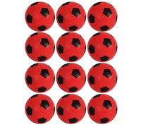 Fun Sport Foam Footballs Red 12 Pack | Soft Sponge Soccer Balls for Indoor & Outdoor Play | Durable & Lightweight | Perfect for Kids, Teens & Adults | Hours of Fun Games | 19.4cm