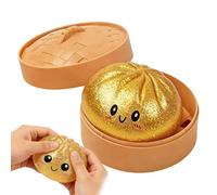 Fun Squeeze Ball Stress Toys - Engaging Design, Soft Small Bun Relief Sensory Game | Squeeze Toys for Reducing Tension During Long Meetings