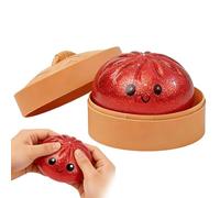Fun Squeeze Ball Stress Toys - Engaging Design, Soft Small Bun Relief Sensory Game | Squeeze Toys for Reducing Tension During Long Meetings