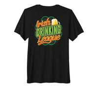 Fun St Patricks Day Pats Pub Crawl Irish Drinking League Premium T-Shirt