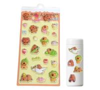 Fun Stickers, Cartoon Capybara Decals - 10 x 20 cm Cute Bubble Stickers, for Scrapbooks Endurable Phone Case Party Birthday Classroom Activity Reward Prizes Scrapbook Crafts Family Arts Greeting Cards