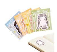Fun Sticky Notes,Cat Memo Pads Stationery Supplies,Students Sticky Notes | for Students Office School Teacher Business College Classroom Diary
