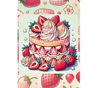Fun strawberry sweets coloring book