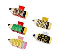 Fun Sunflowers Stripe Pencil Hair Clip Sturdy And Comfortable Hair Accessories Hair Ornament For Women Of All Ages