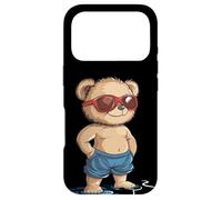 Fun Swimming Teddy Bear for Beach Adventures Case for iPhone 17 Pro