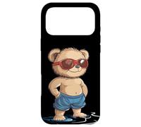 Fun Swimming Teddy Bear for Beach Adventures Case for iPhone 17 Pro Max
