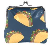 Fun Tacos Women's Blue Leather Buckle Purse - Fun Tacos Blue, Classic, Fun Tacos Blue, Classic, Fun Tacos Blue, Classic