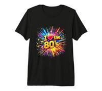Fun Throwback I Love The 80s Classic Retro Party Vibe Premium T-Shirt