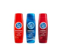 Fun time Lubricants - 225 ml (Orignal, Cherry and Strawberry) - 75ml Each - Long-Lasting, Silky Water-Based Personal Lubricant - Couples Intimacy Gel - Flavored, Cozy Clear
