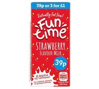 Fun Time Strawberry Flavour Milk 200ml | Case of 30