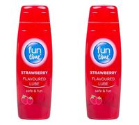 Fun Time Tingle Lubricant Gel 75ml - Sensation Enhancing Personal Lubricant for Intimate Use (2X Strawberry)