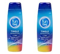 Fun Time Tingle Lubricant Gel 75ml - Sensation Enhancing Personal Lubricant for Intimate Use (2X Tingle)