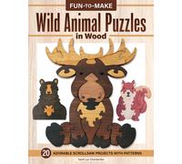 Fun to Make Wild Animal Puzzles in Wood : Adorable Scroll Saw Projects with Patterns