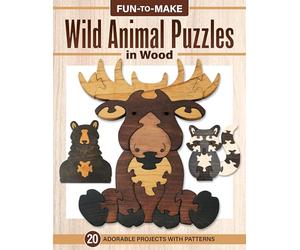 Fun to Make Wild Animal Puzzles in Wood: Adorable Scroll Saw Projects with Patterns