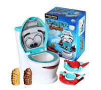 Fun Toilet Poop Game Toy Odorless Simulated Poop Shape Easy To Interesting Prank Game Poop Throwing Game Toy Toilet Game As shown
