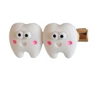 Fun Tooth Shape Clip Girls Women Hairpin Barrettes Clip Y2K-girl Hairpin Sweet Handmade HairPins