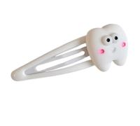 Fun Tooth Shape Clip Girls Women Hairpin Barrettes Clip Y2K-girl Hairpin Sweet Handmade HairPins