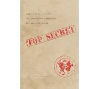 Fun TOP SECRET FILE spoof notebook A5 100 lined pages