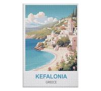 Fun Toys for the Whole Family，Kefalonia Greece，Adults 1000 Piece Jigsaw Puzzle- Christmas，70x50，paper puzzle，AA-1050
